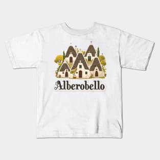 Alberobello Whispers: Trulli of Apulia Kids T-Shirt